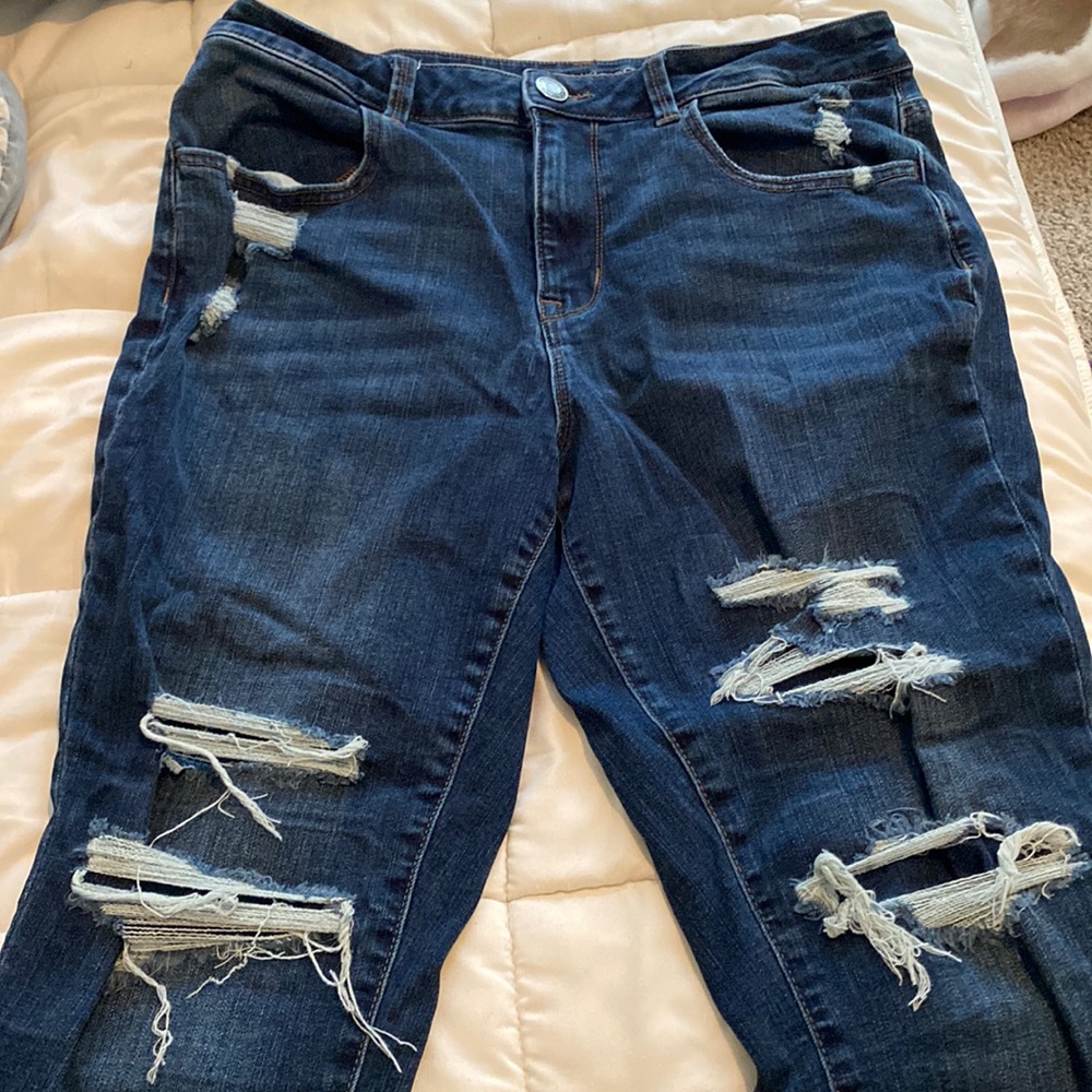 High waisted jeggings in “short”